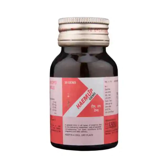Haem UP Gems (1 Bottle of 30 soft gelatin capsules)