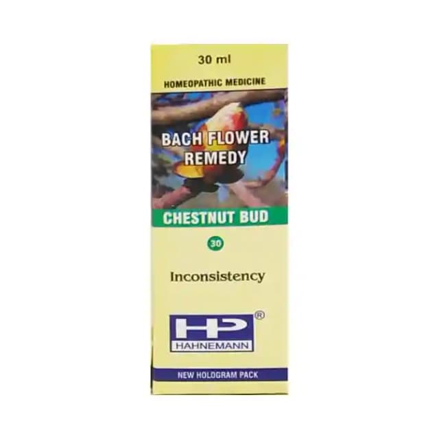 Hahnemann Bach Flower Chestnut Bud 30 (1 Bottle of 30 ml Dilution)