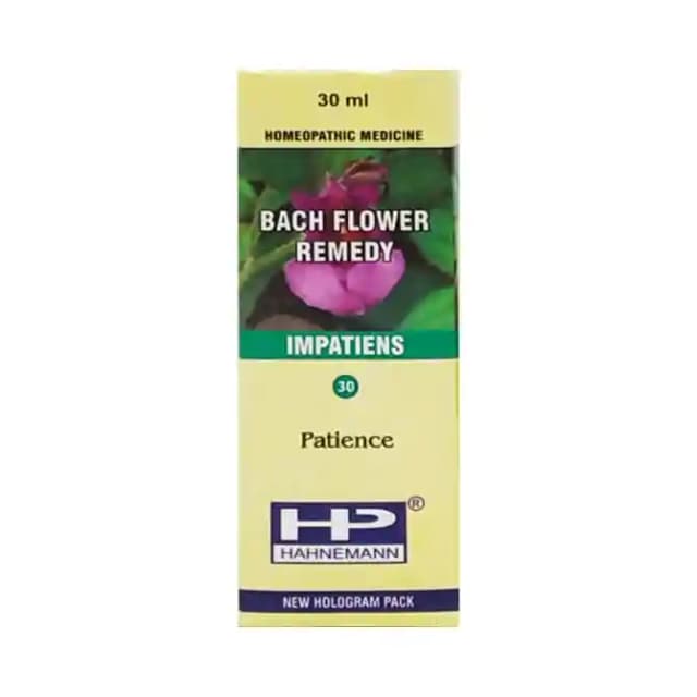 Hahnemann Bach Flower Impatiens 30 (1 Bottle of 30 ml Dilution)