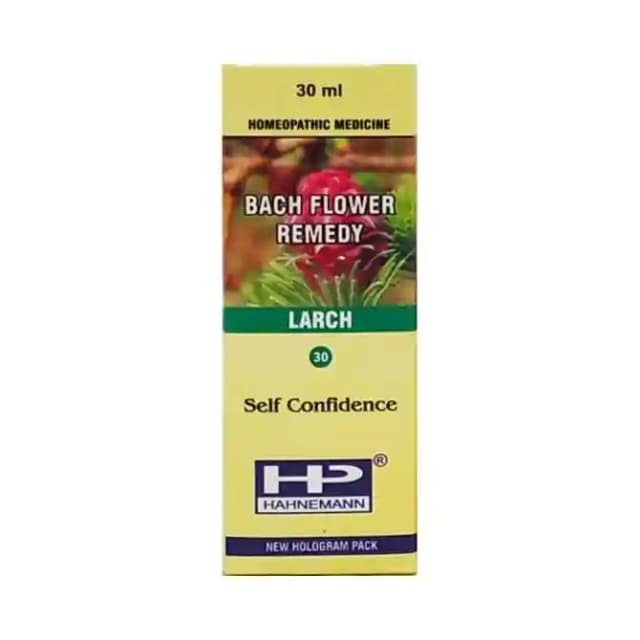 Hahnemann Bach Flower Larch 30 (1 Bottle of 30 ml Dilution)