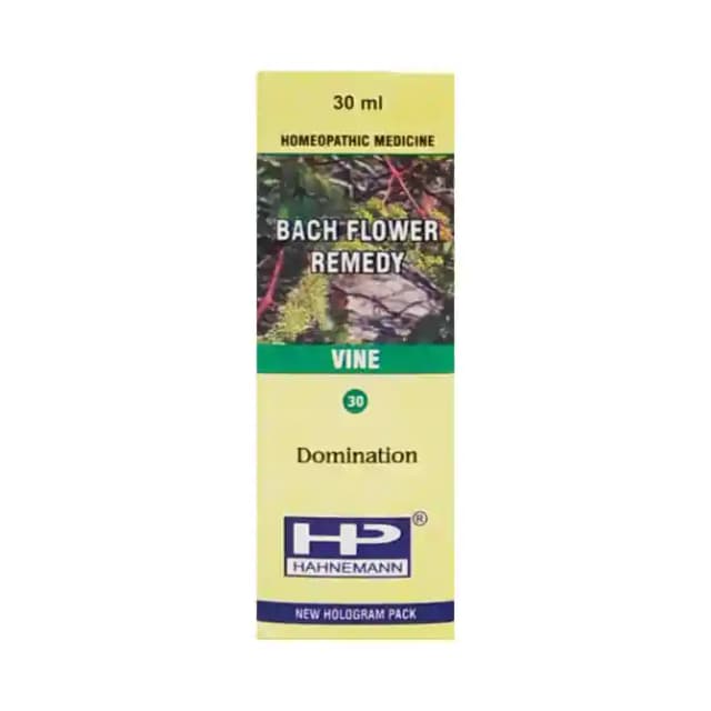 Hahnemann Bach Flower Vine 30 (1 Bottle of 30 ml Dilution)
