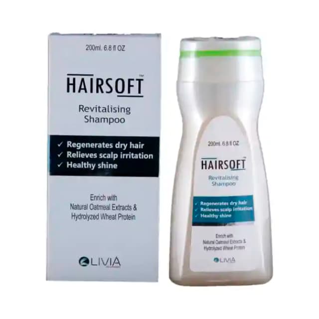 Hairsoft Revitalising Shampoo (1 Bottle of 200 ml Shampoo)