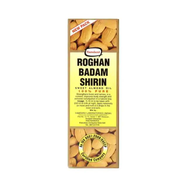 Hamdard Roghan Badam Shirin Oil (1 Bottle of 25 ml Oil)