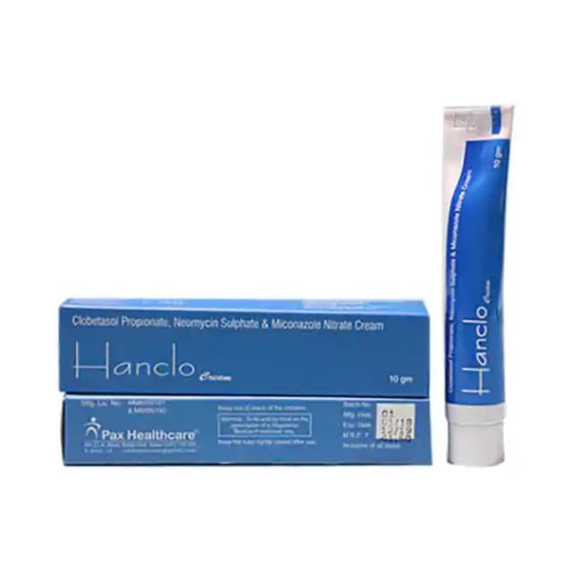 Hanclo Cream (10 gm in 1 tube)