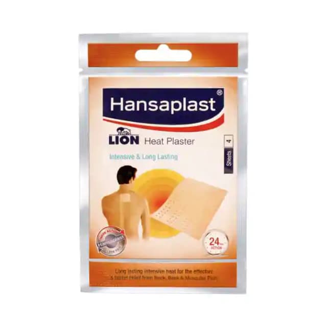 Hansaplast Lion Heat Plaster (1 Packet Of 4 patches)