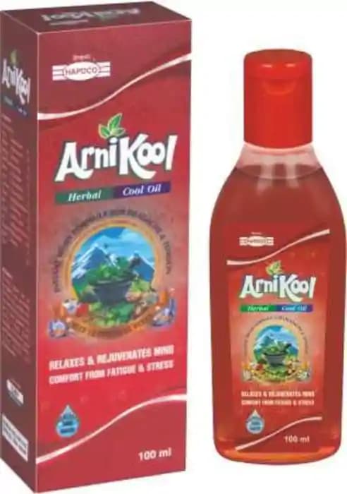 Hapdco Arnikool Herbal Oil (1 Bottle of 100 ml Oil)