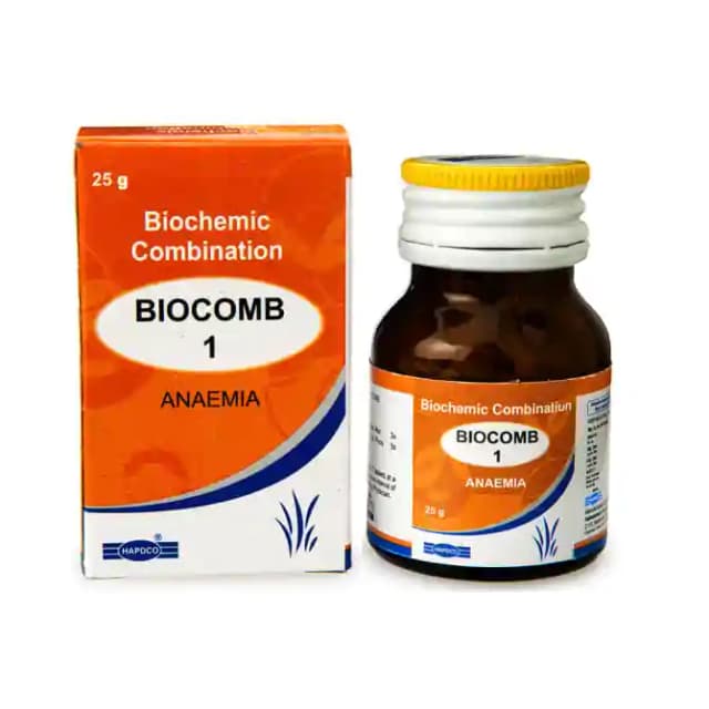 Hapdco Bio Combination 1 (1 Bottle of 25 gm Biocombination tablets)