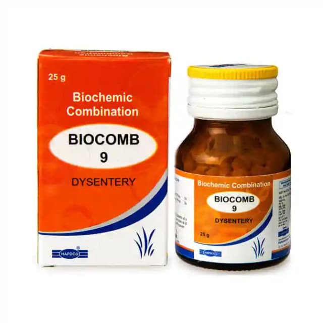 Hapdco Bio Combination 9 (1 Bottle of 25 gm Biocombination tablets)