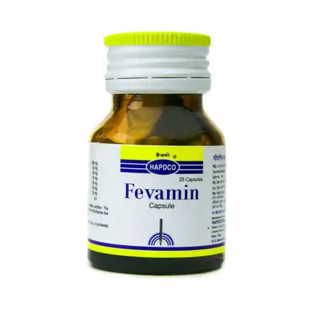 Hapdco Fevamin (1 Box Of 25 capsules)