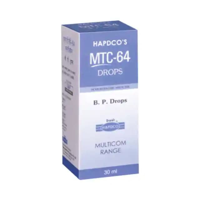 Hapdco MTC 64 B.P. Drop (1 Bottle of 30 ml Drop)
