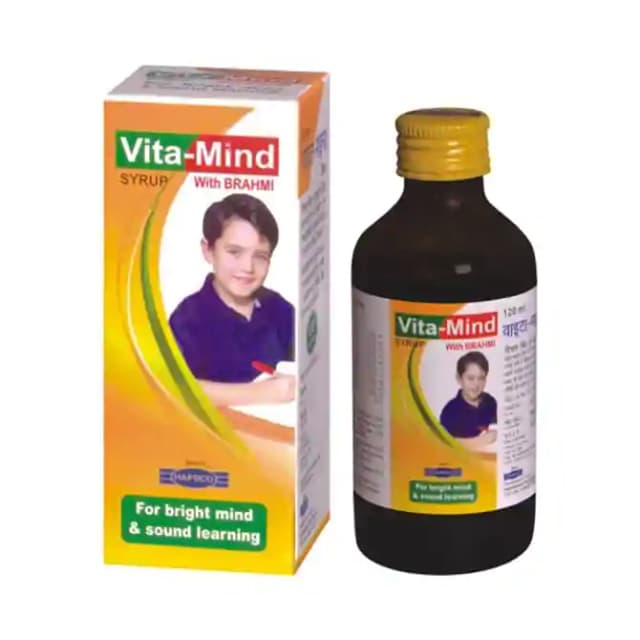 Hapdco Vita Mind Syrup (1 Bottle of 120 ml Syrup)