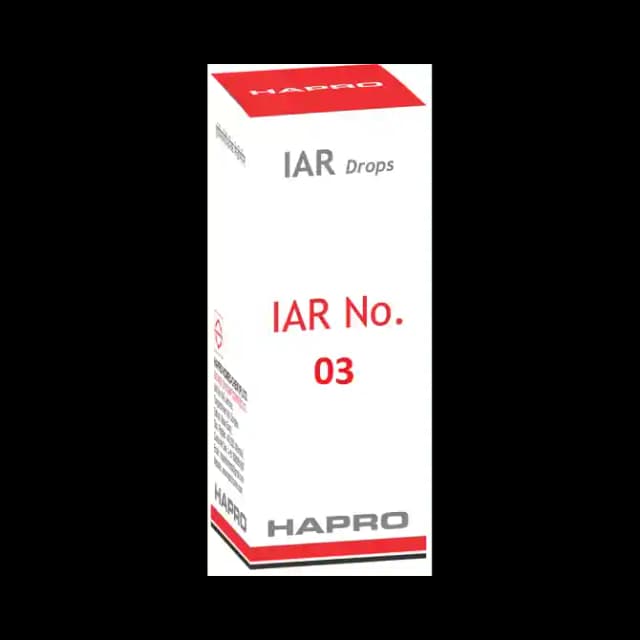 Hapro IAR Drop No. 03 (For Bachache) (1 Bottle of 30 ml Drop)