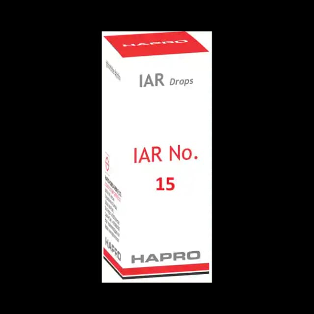 Hapro IAR Drop No. 15 (For Insomnia) (1 Bottle of 30 ml Drop)