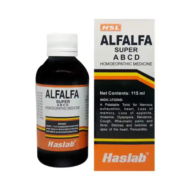 Haslab Alfalfa Super Tonic (1 Bottle of 115 ml Tonic)