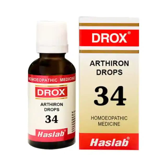 Haslab Drox 34 Febro Drop (1 Bottle of 30 ml Drop)