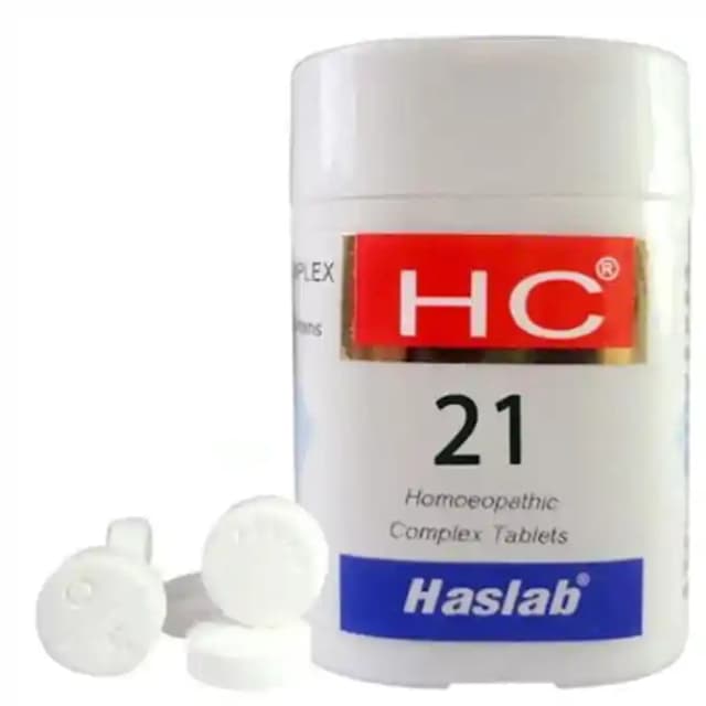 Haslab HC 21 Oenanthe Complex (1 Bottle of 20 gm tablets)