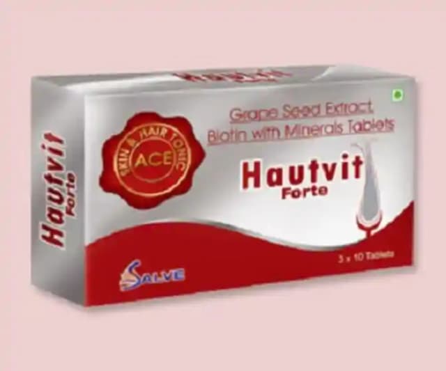 Hautvit Forte (1 Strip Of 10 tablets)