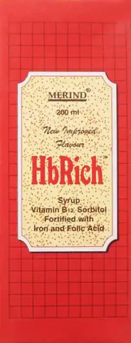HB Rich Syrup (1 Bottle of 200 ml Syrup)