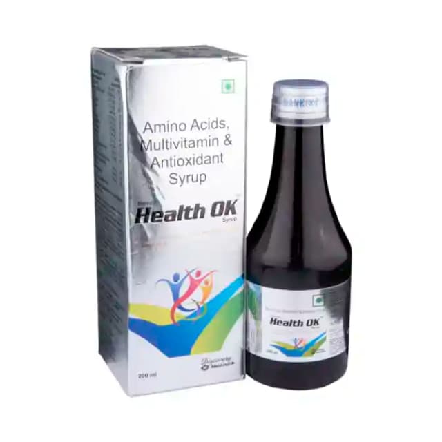 Health OK Syrup (1 Bottle of 200 ml Syrup)