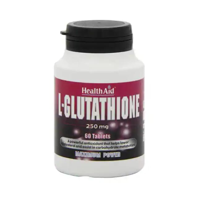 Healthaid L Glutathione 250mg (1 Bottle of 60 tablets)