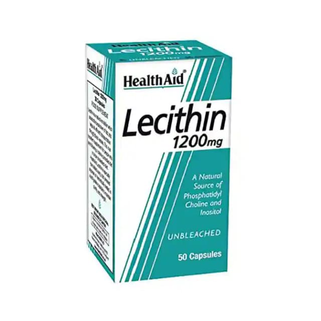 Healthaid Lecithin 1200mg (1 Bottle of 50 capsules)