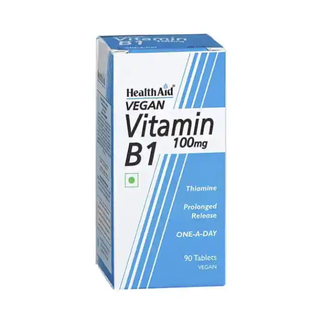 Healthaid Vitamin B1 100mg (1 Bottle of 90 tablets)