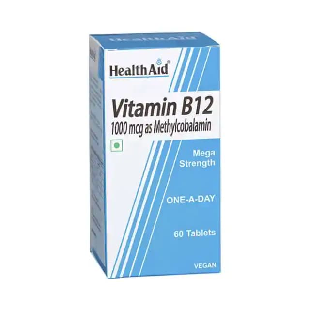 Healthaid Vitamin B12 1000mcg (1 Bottle of 60 tablets)