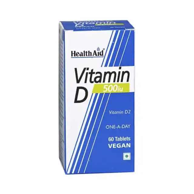 Healthaid Vitamin D 500IU (1 Bottle of 60 tablets)