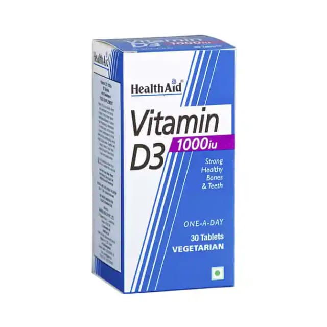 Healthaid Vitamin D3 1000IU (1 Bottle of 30 tablets)
