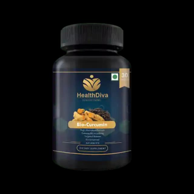 HealthDiva Bio Curcumin (1 Bottle of 30 capsules)