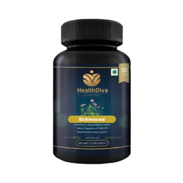 HealthDiva Echinacea (1 Bottle of 30 capsules)
