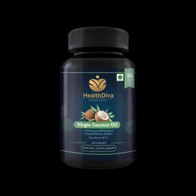 HealthDiva Virgin Coconut (1 Bottle of 30 capsules)