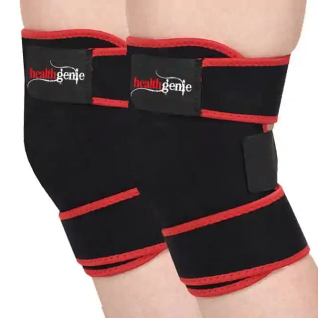 Healthgenie Knee Support Black (1 Box Of 2 devices)