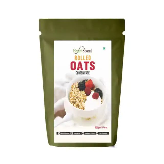 Healthsootra Rolled Oats (1 Packet Of 500 gm Snacks)