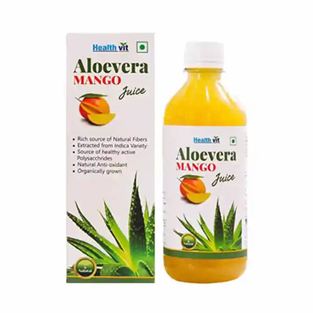 HealthVit Aloevera Mango Juice (1 Bottle of 500 ml Juice)