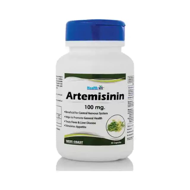 HealthVit Artemisinin 100mg (1 Bottle of 60 capsules)