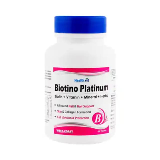 HealthVit Biotino Platinum (1 Bottle of 60 tablets)