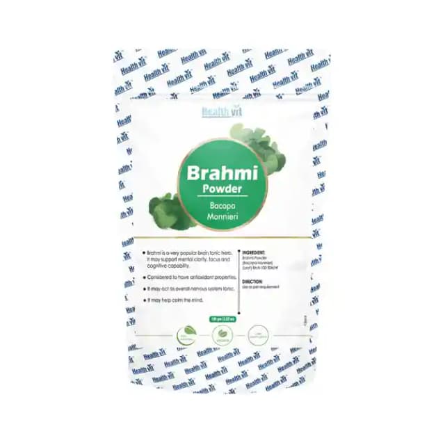 HealthVit Brahmi Powder (1 Packet Of 100 gm Powder)