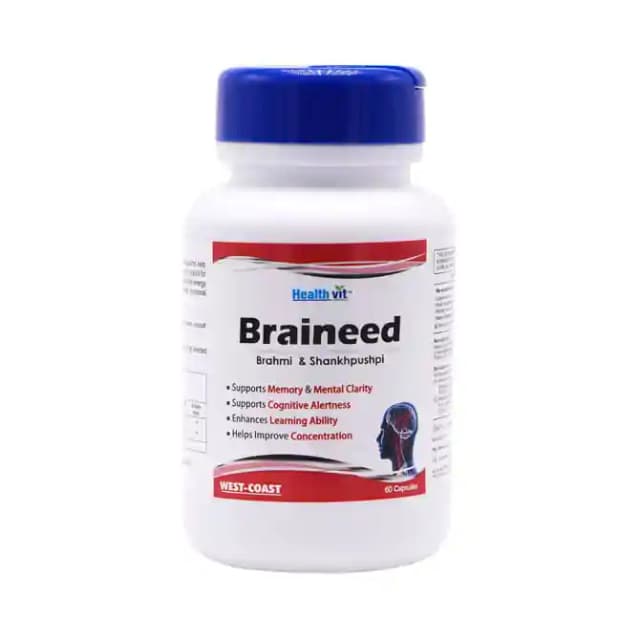 HealthVit Braineed (1 Bottle of 60 capsules)