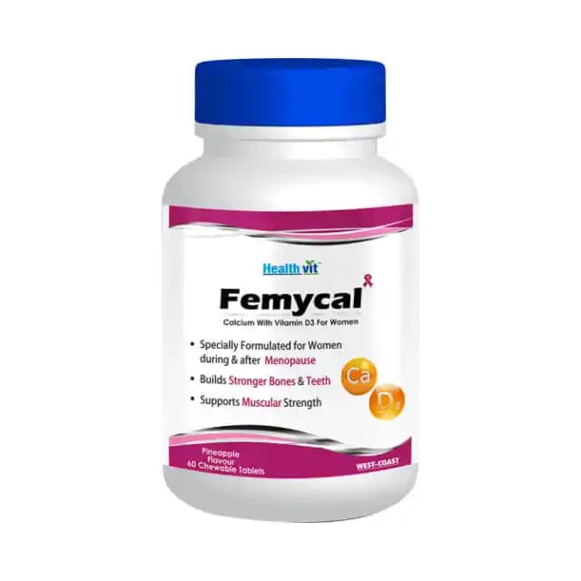 HealthVit Femycal (1 Bottle of 60 tablets)