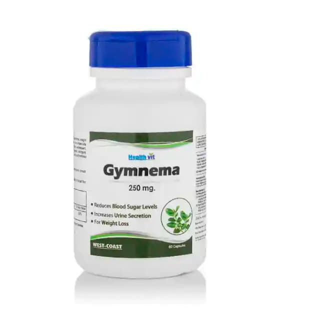 HealthVit Gymnema 250mg (1 Bottle of 60 capsules)