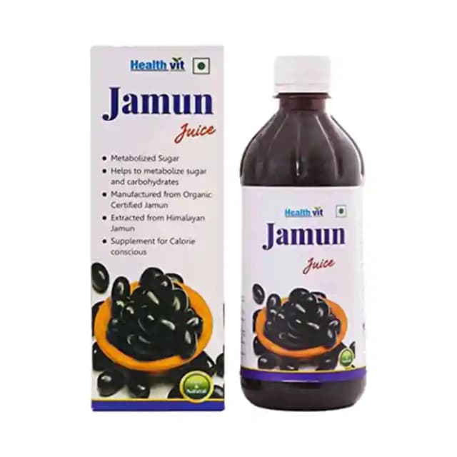HealthVit Jamun Juice (1 Bottle of 500 ml Juice)