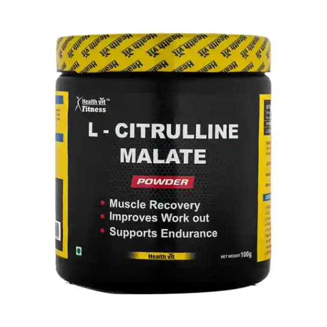 HealthVit L Citrulline Malate Powder (1 Box Of 100 gm Powder)