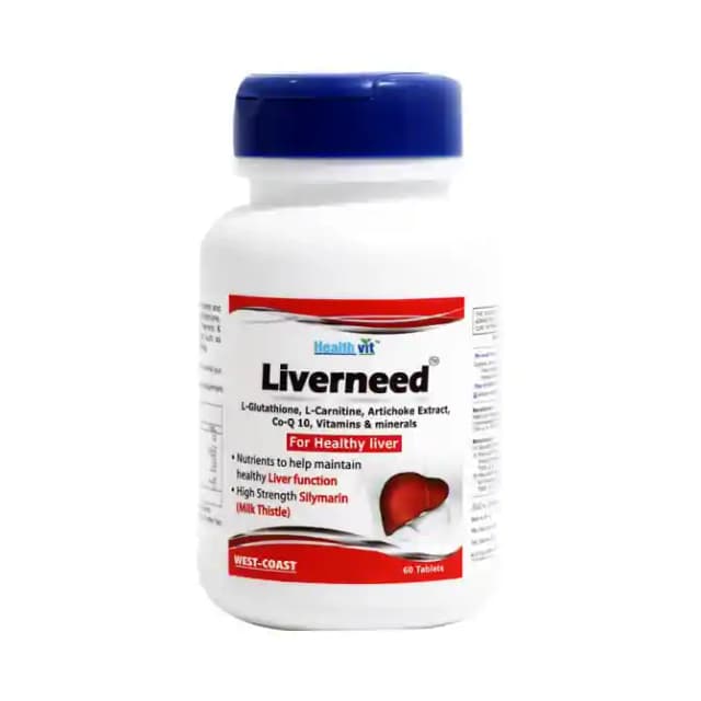HealthVit Liverneed (1 Bottle of 60 tablets)