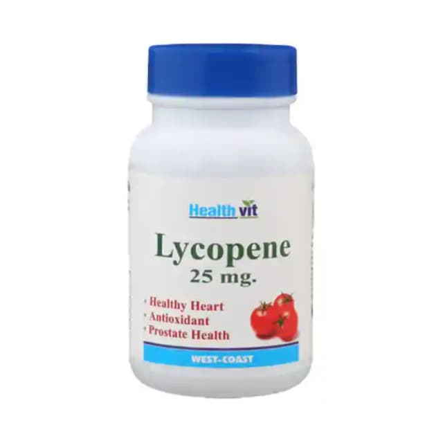 HealthVit Lycopene 25mg (1 Bottle of 60 tablets)