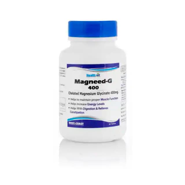 HealthVit Magneed G 400 (1 Bottle of 60 tablets)