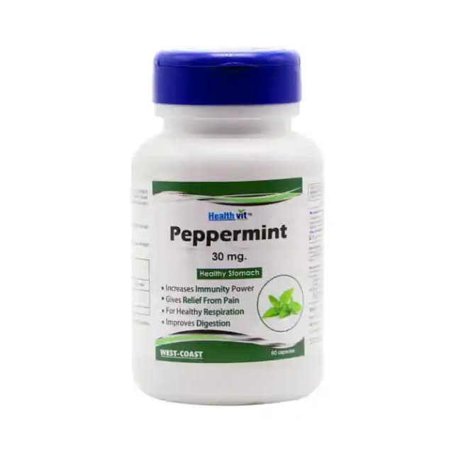 HealthVit Peppermint 30mg (1 Bottle of 60 capsules)