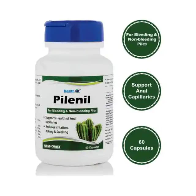 HealthVit Pilenil (1 Bottle of 60 capsules)