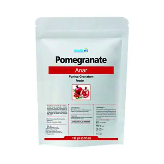 HealthVit Pomegranate Peel Powder (1 Packet Of 100 gm Powder)