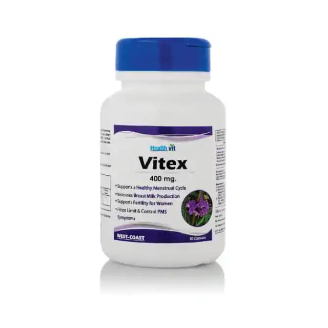 HealthVit Vitex 400mg (1 Bottle of 60 capsules)
